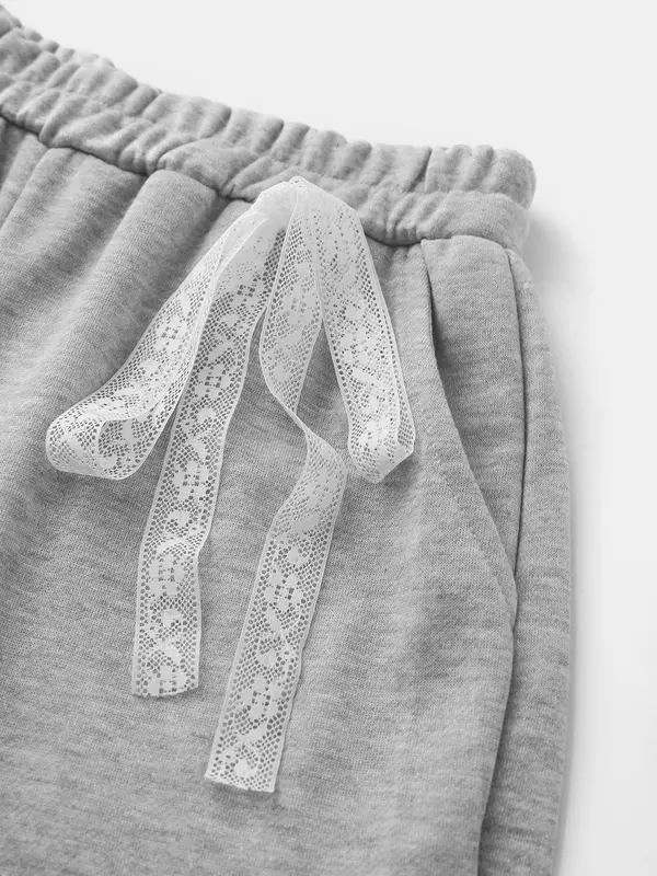 YOZY Women's Solid Asymmetrical Neck Sweatshirt & Elastic Waist Pants Two-piece Set, Casual Long Sleeve Pullover & Pocket Trousers for Fall & Winter, Women's Clothes for Daily Wear 7