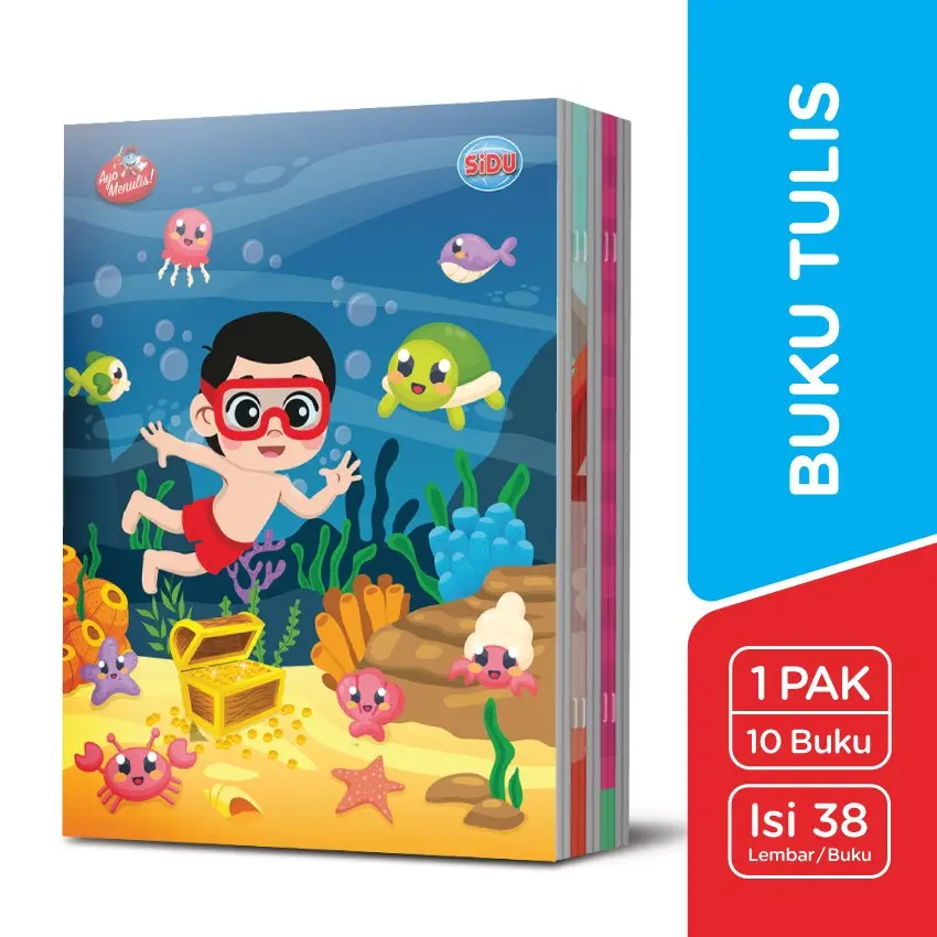 BUKU TULIS SIDU 38 LEMBAR ISI 1 PAK Kertas Sekolah