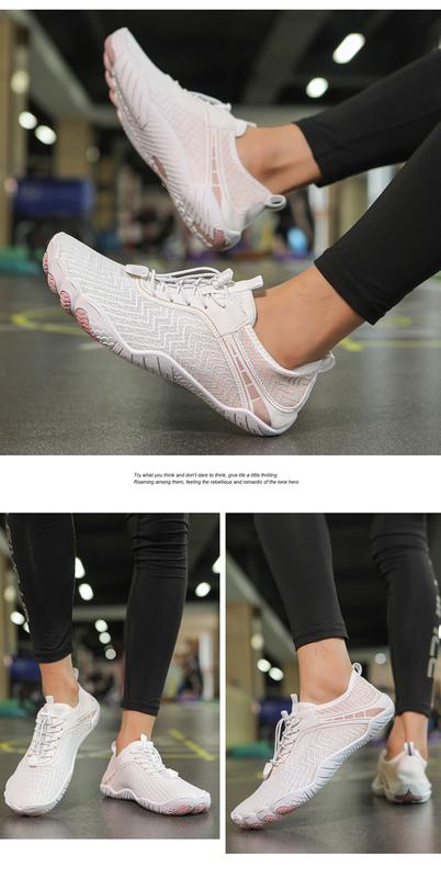 Product Introduction of Ready stock! indoor fitness shoes men women anti-slip shock-absorbing running shoes silent skipping rope shoes sports yoga shoes 27