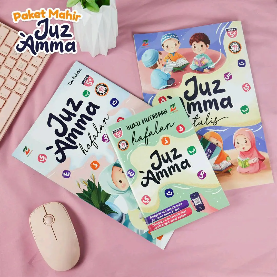 Ziyad - Buku Anak Juz Amma Hafalan dan Juz Amma Tulis disertai dengan buku Mutabaah juzamma