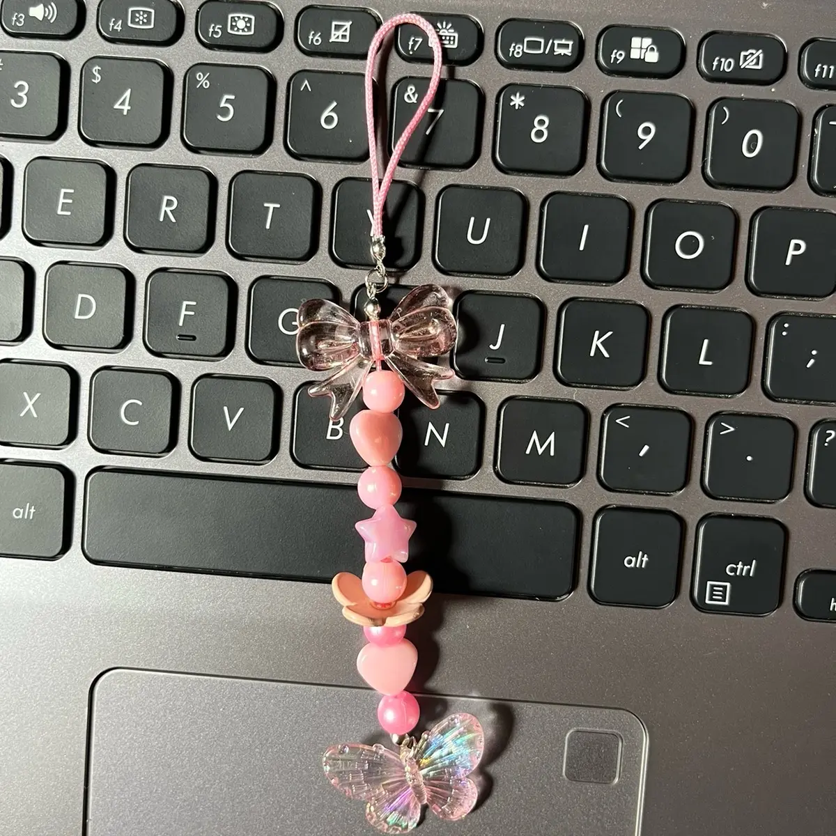 Pink phone strap/gantungan hp pink/tali hp pink