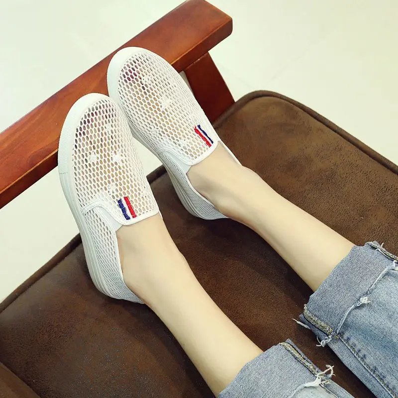 Giày Lưới Đế Mềm, Dành Cho Nữ, Giày Vải Bắc Kinh Cũ Mới Mùa Hè, Lưới Rỗng Thoáng Khí, Giày Thể Thao Thường Ngày Số Điện Thoại: 2025, Khách Hàng Lặp Lại 19k Shoes Sneaker