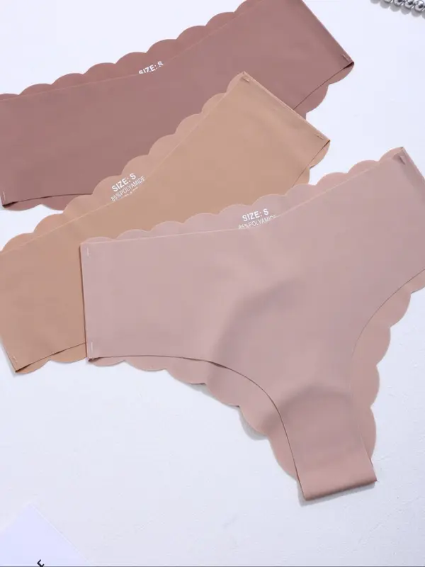 Women's Solid Color Brief, Soft Comfy Breathable Panty for Daily Wear, Women's Underwear for All Seasons 4