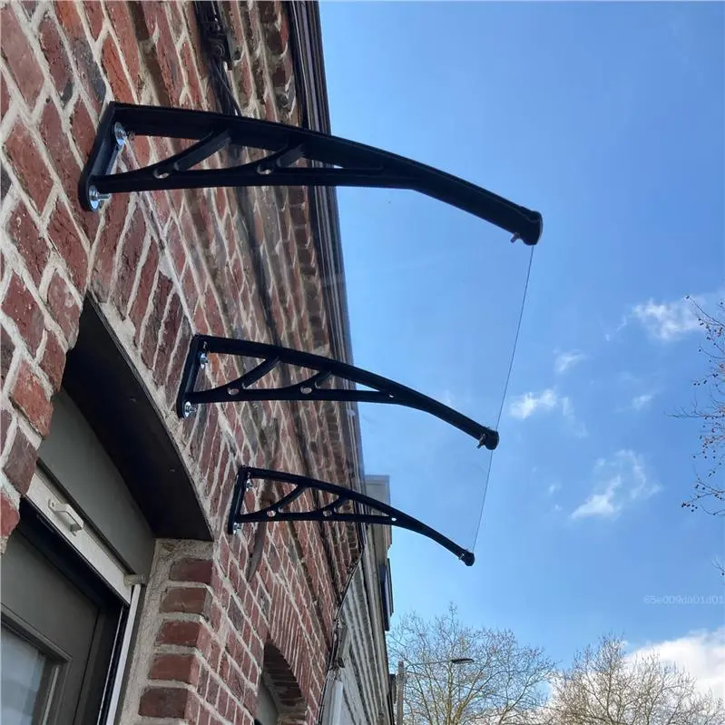 [VBJD] Sunshine Board Outdoor Canopy Bracket Durable PC Material Canopy Brackets Suitable For Garden Awning S6-FM-MY