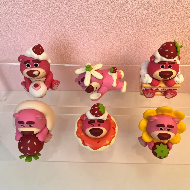[Hàng Hot] Mô Hình Gấu Dâu 6-8cm Siêu Cute - GaGa Mô Hình Toy Đồ Chơi 3