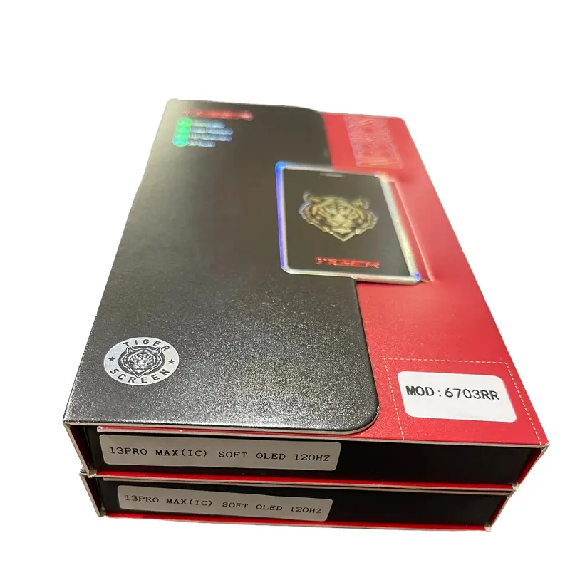 Màn hình Soft OLED Tiger, FLY cho điện thoại 13/13 Mini/13 Pro/13 Pro Max với cường lực chống xước và vỡ kính 0