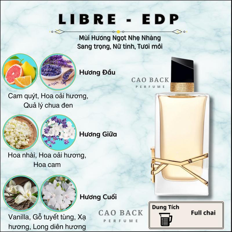 Nước hoa Nữ Libre.Ngọt ngào vị kem, vani