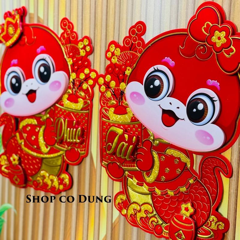 Product Introduction of Bộ đôi hình dán 2 ông thần tài, bé na 2025 5