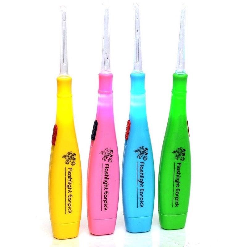 Đèn lấy ráy tai,ngoáy tai có đèn cho bé iu,đèn soi tai, có hộp nhựa - Babibo