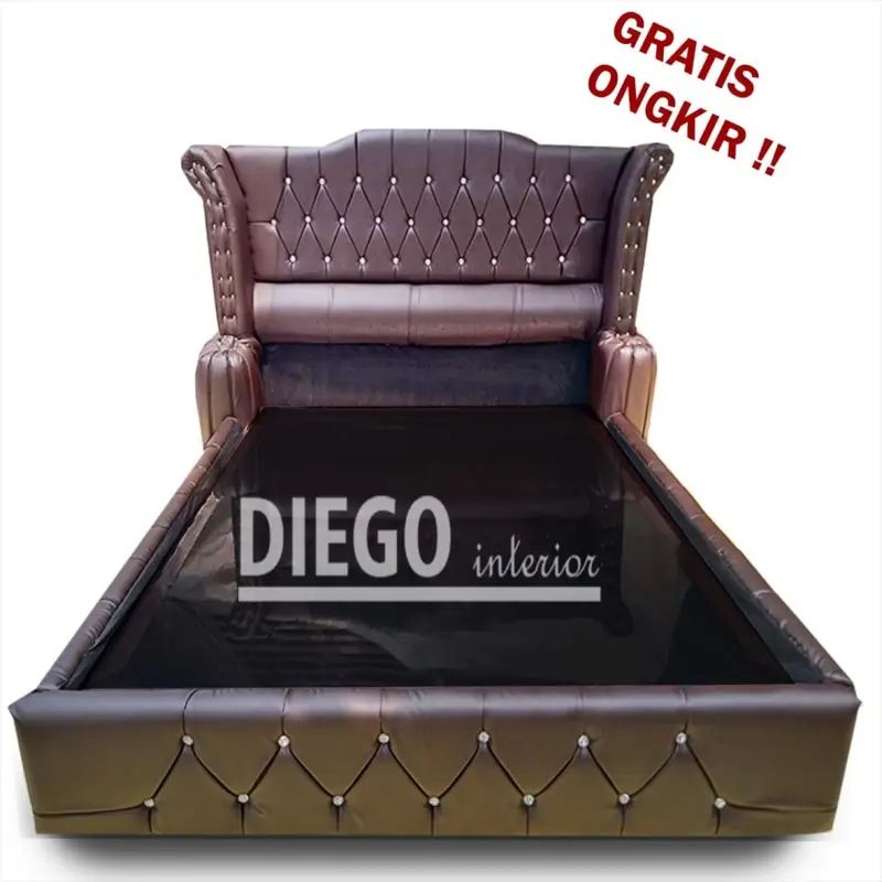 Divan Dipan Kolam Ranjang Tempat Tidur Sandaran Jaguar Untuk Kasur Matras 2