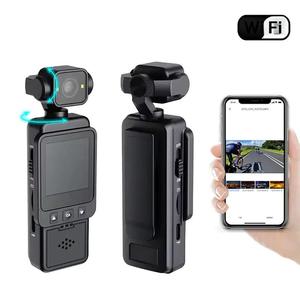 Cámara de Acción Portátil, 1 unidad Cámara de Acción FHD 1080P con Grabación de Audio y Video, Cámara de Video Personal con Lente Rotatable 360°