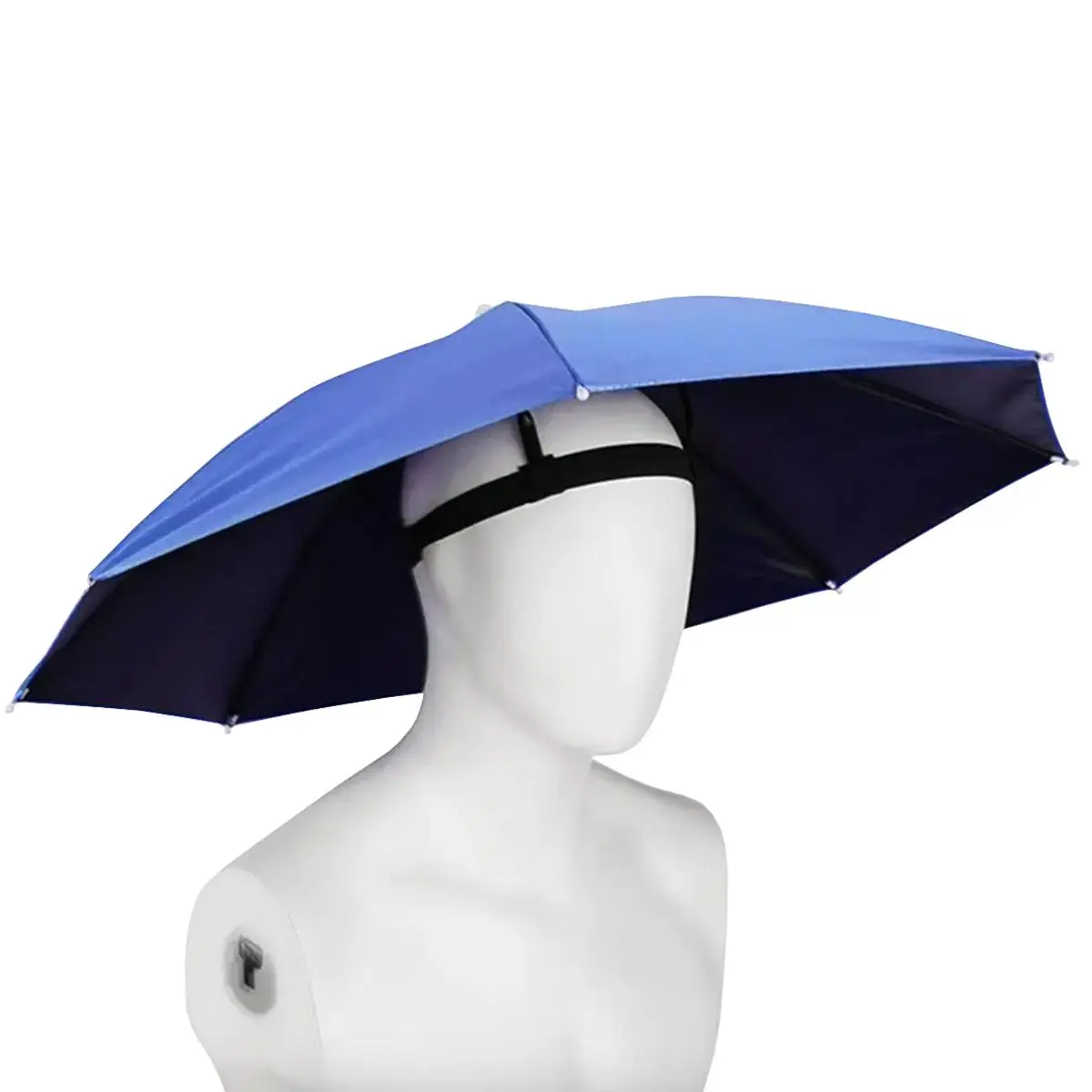 Portable Umbrella Hat, 1 Count Hands Free Umbrella Cap, Multifunctional Sun Protection Umbrella for Outdoor Fishing Golf Gardening