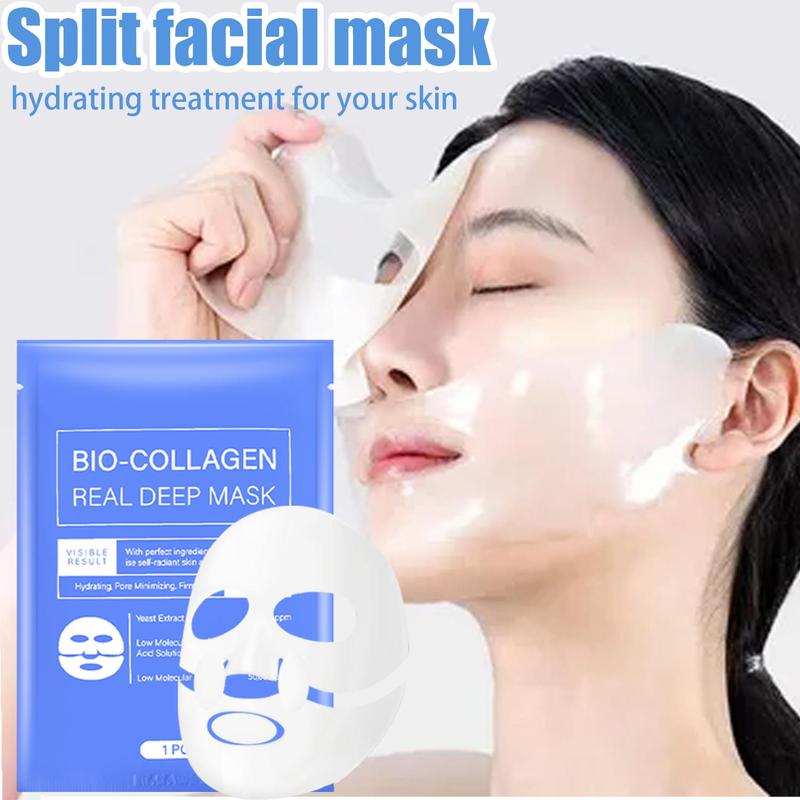 Collagen Split Mask Split Top and Bottom Design Multi-Collagen - TikTok ...