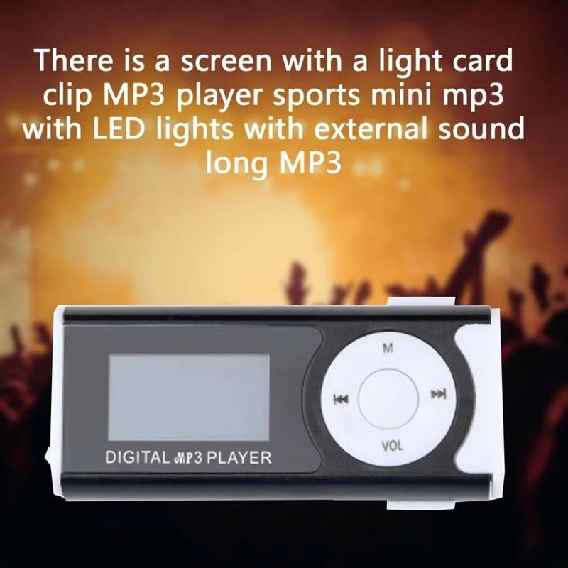 Đài phát thanh FM Âm thanh không bị suy giảm Máy nghe nhạc MP3 mini di động có…