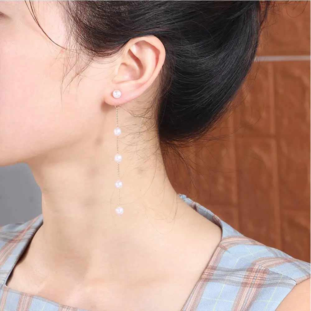 Bông Tai Tua Rua Mô Phỏng, Đơn Giản Và Thanh Lịch, Xu Hướng Hàn Quốc, Lủng Lẳng, Mặt Dây Chuyền Đám Cưới, Trang Sức Thời Trang