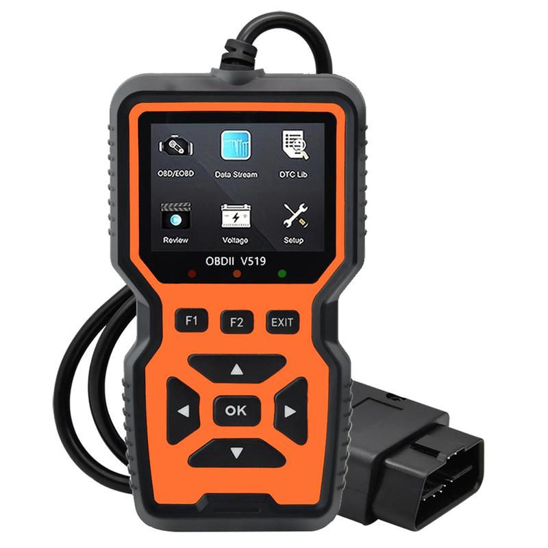 Car OBD2 Scanner Diagnostic Tool, Car Voltage Tester Engine Fault Code Scanner, Charging Tester Diagnostic Tool for OBDII-V519, Automotive, Vehicle, Men Gifts 0