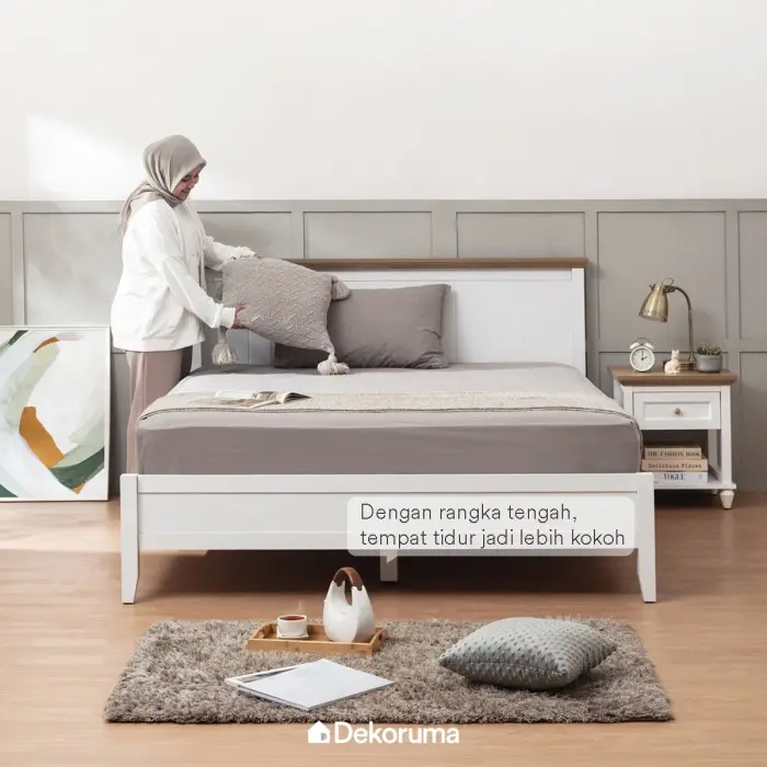 Dekoruma KANOU Ranjang Tempat Tidur uk Queen / Dipan 1