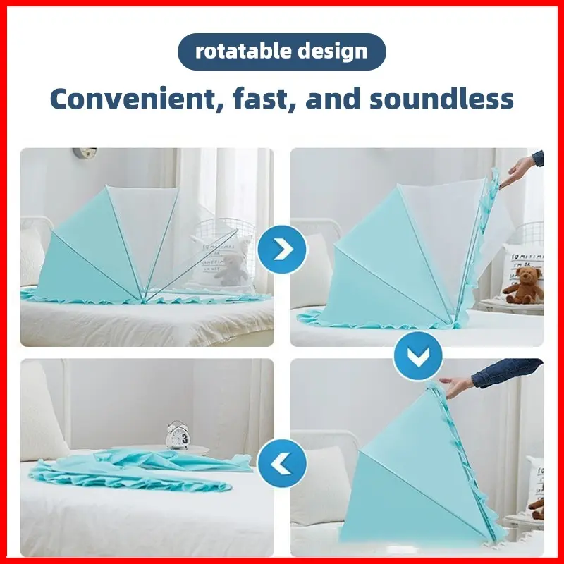 ID HOME Lipat Kelambu bayi /Portable Anak Bayi Ranjang Kelambu / Mosquito Net  Nyamuk 4