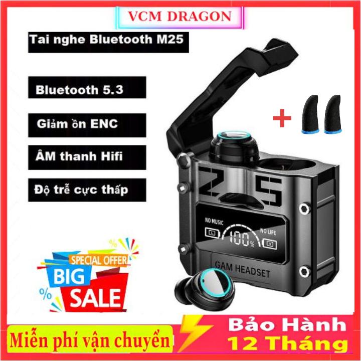 Tai nghe Gaming M25/x16 K2 PRO kết nối bluetooth V5.3 pin trâu.