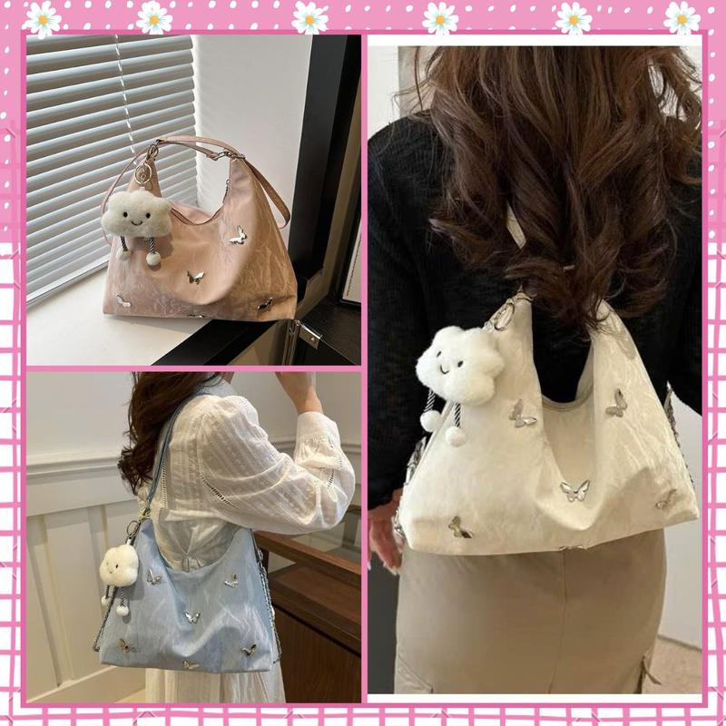 [Kèm Charm Mây] Túi xách nữ đeo chéo túi da nhung đeo kiểu balo thiết kế 2 trong 1 phong cách Hàn Quốc BHOL68 937