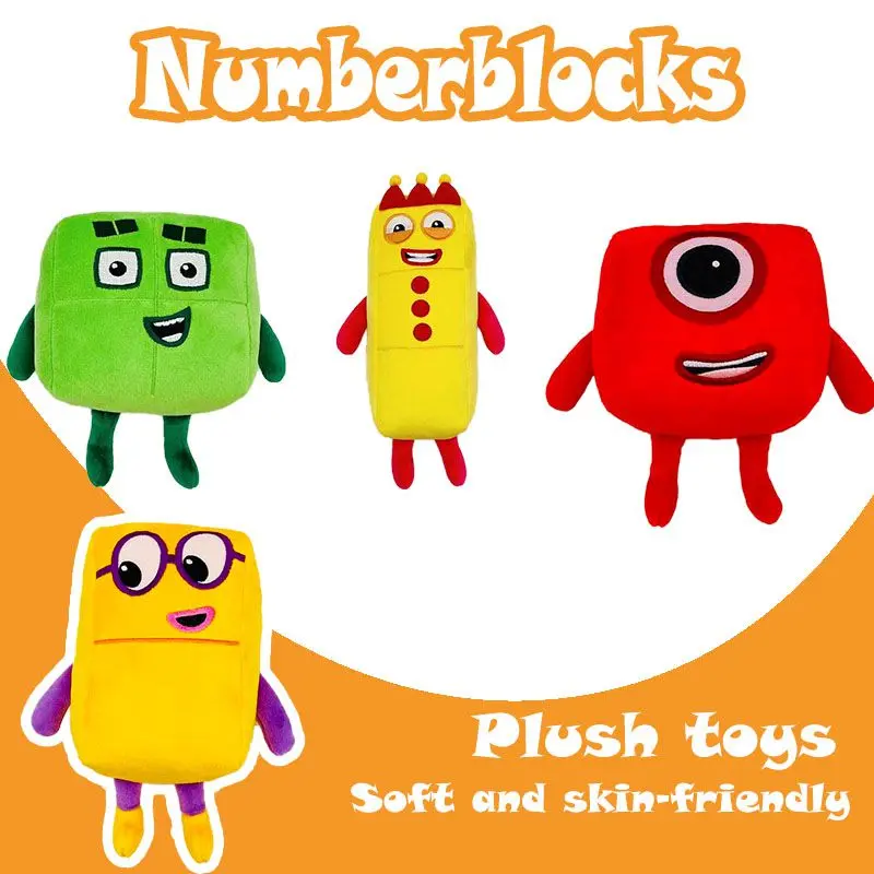 Cute Numberblocks Plush Doll Soft And Huggable Ideal For Learning And ...