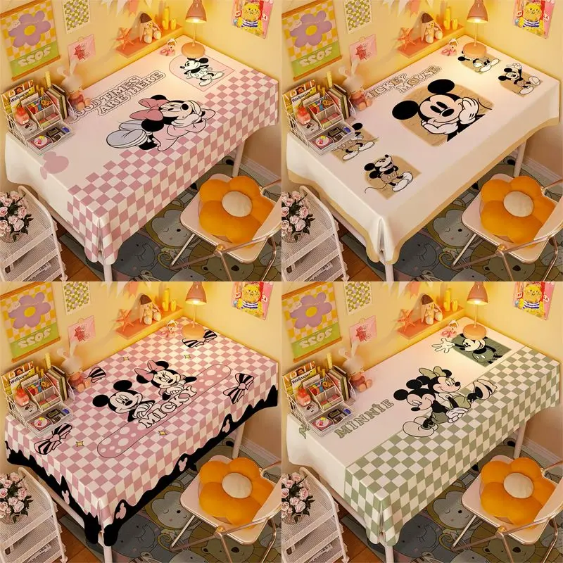 Cartoon Mickey Tablecloth Cute Bedroom Bedroom Study Table Mat Living Room Dining Tablecloth Dresser Dust Cloth