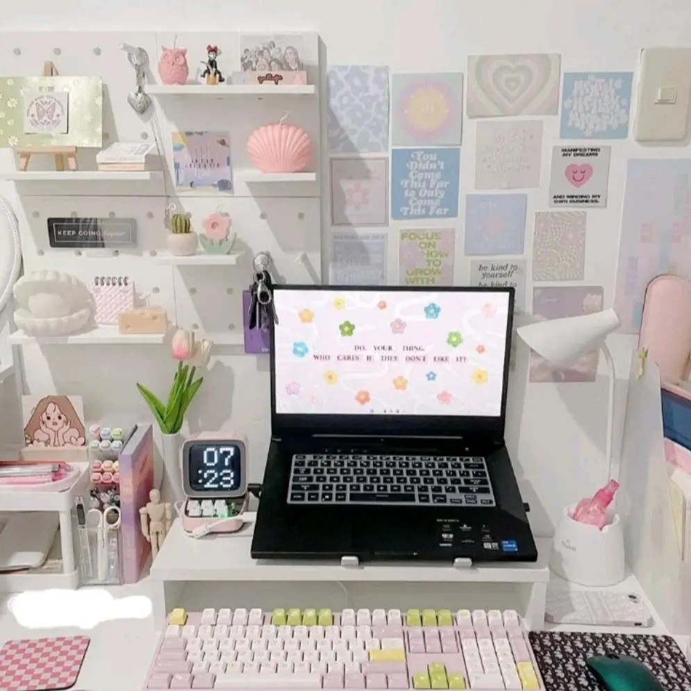 [HALOPOLAROID] 16Pcs Walldecor ala korea Pastel Hiasan dinding ala korea Poster dinding ala korea Poster Aesthetic - Self Love