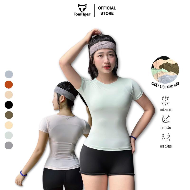 Áo Crop Women cộc tay BODY FIT TOMTIGER cao cấp