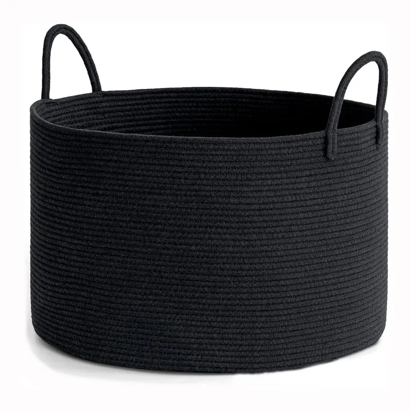 Large Capacity Clothes Basket with Handle, Summer Foldable Laundry Basket, Bathroom Accessories, Storage Basket for Home Laundry Room, Bedroom, Living Room 8