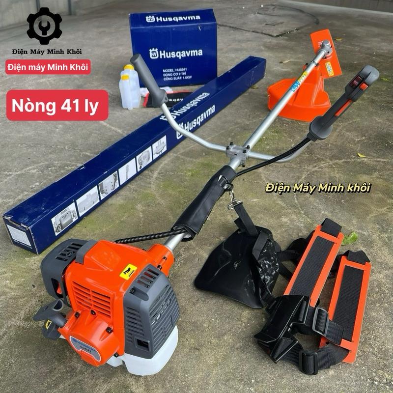 [Nòng 41] Máy cắt cỏ Husqavma 541, 543 động cơ 2 thì 1.5Kw Khỏe| máy cắt cỏ đeo vai, máy phát cỏ HUS 541