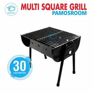 Maspion Multi Square Grill 30 Cm Alat Bakar BBQ Panggangan Portable 30cm Wadah