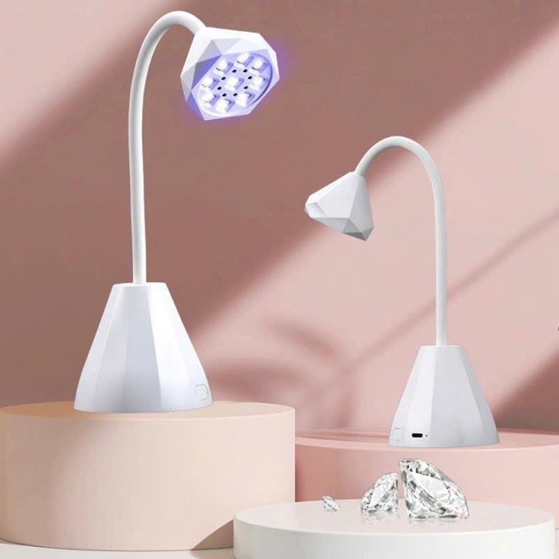 Đèn hơ gel mini tích điện hình bông hoa [ 9 đèn led có cảm ứng ]