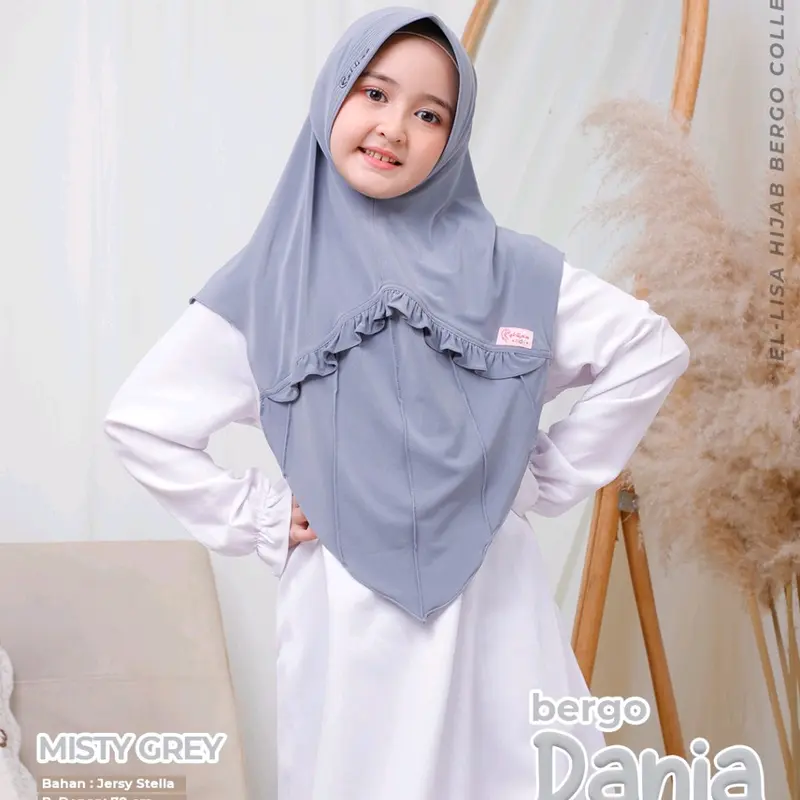 bergo Dania kids Anak Jilbab Muslim 3