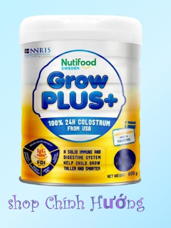 Thực Phẩm Bổ Sung-Nutifood-Sữa Công Thức Grow Plus (Nutifood)  Dinh Dưỡng Sữa Non 24H Tối Ưu Lon 850g