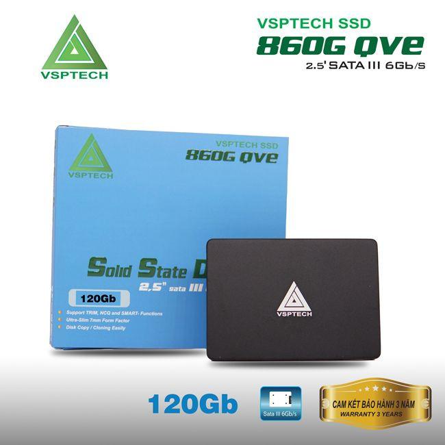 Ổ Cứng SSD VSPTECH 120G Có Cài Sẵn Win Dùng Cho Máy Tính Bàn, Laptop- Chính Hãng