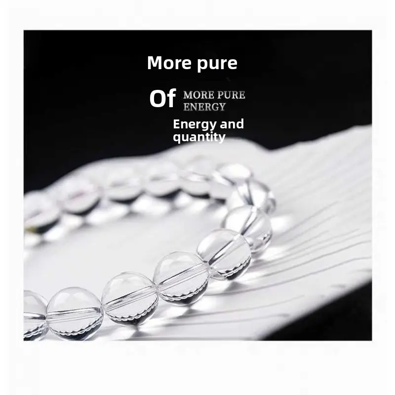 Natural Crystal Bracelet for Energy Cleansing and Wealth 5A Grade 6-14mm 8