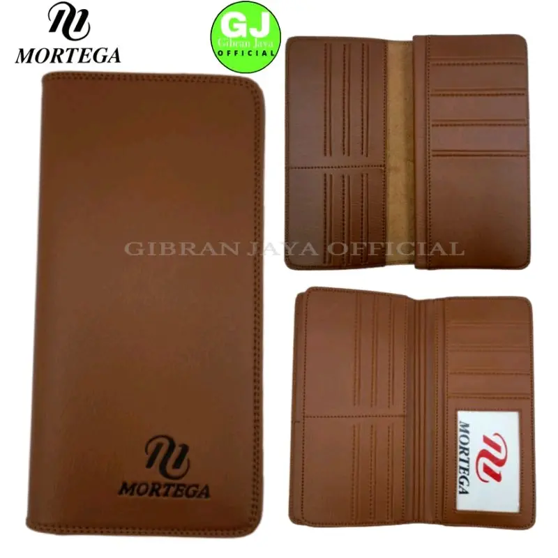Dompet Pria dan Wanita Panjang Kulit Sintetis14 Slot Card L 6