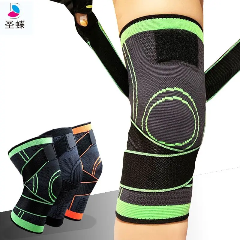 Đai Bảo Vệ Đầu Gối Thể Thao, Điều Áp, Chống Trượt, Băng Quấn, Đệm Đầu Gối, Thích Hợp Cho Bóng Rổ, Bóng Đá, Leo Núi, Chạy Bộ, Thể Dục, Đệm Đầu Gối Sport Phụ Kiện