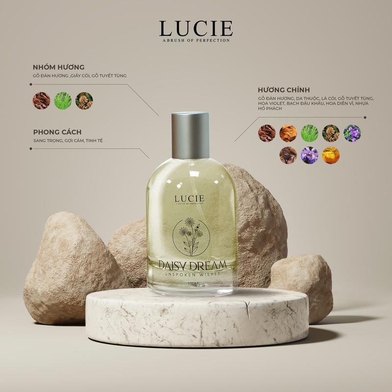 LUCIE Perfume - Nước Hoa Nam Nữ Unisex DAISY DREAM 100ml, mùi hương độc đáo, mới lạ, lưu hương dài lâu