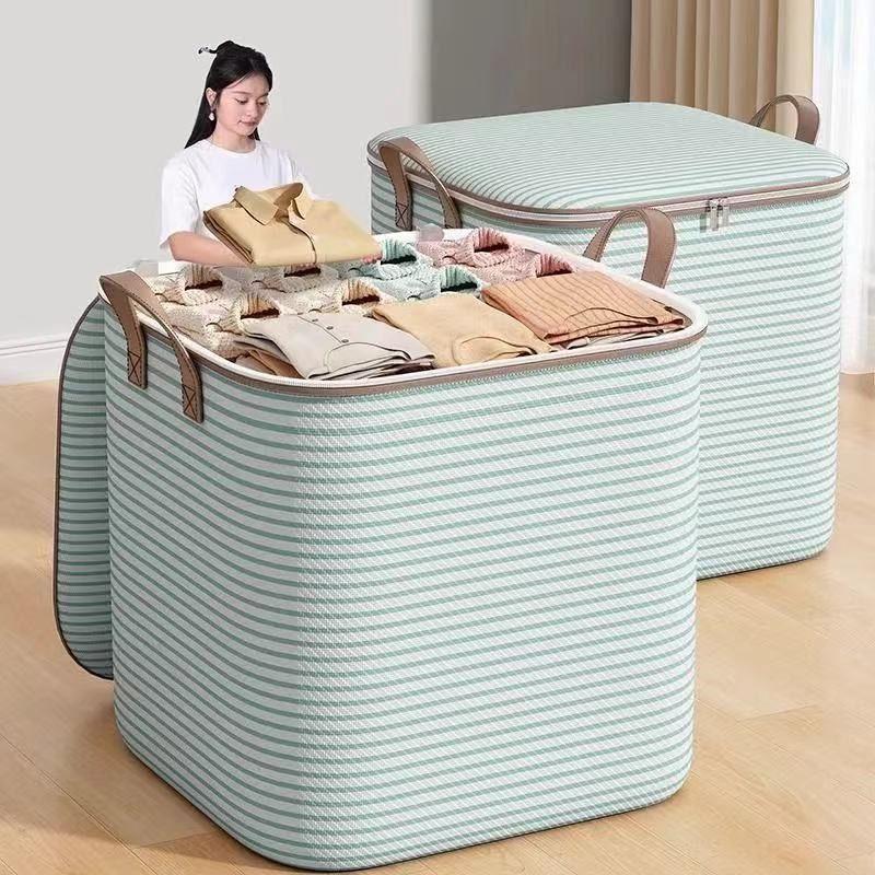 Product Introduction of Extra Thick Storage Bags For Blankets & Clothes – Heavy Duty Moving Box With Zipper, Dustproof & Moisture-Proof Fabric Organizer ATK spice bags 0