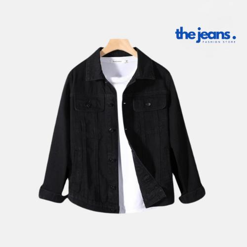 Áo Khoác Jean Nam Nữ Đen Có Túi & Cổ T.ại The Jeans Store Menswear Kaki Kem Có Cổ Jacket