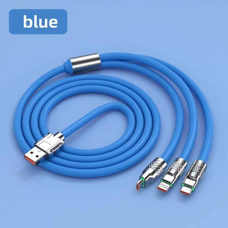 Product Introduction of COD Promo Ramadhan Promo Charger 35W + Kabel Data 3 in 1, Pengisian Super Cepat 6A, Kompatibel dengan Micro, Type C, dan Lightning, Desain Kompak dan Elegan 6