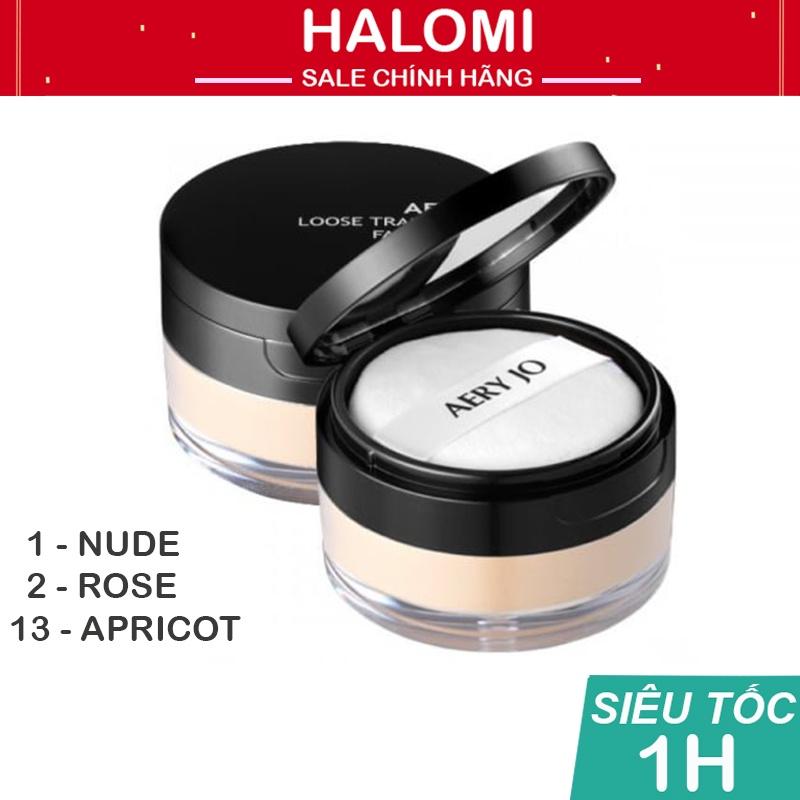  Phấn Phủ Bột Aery Jo 20g siêu mịn tạo lớp trag điểm tự nhiên sẵn 2 tone chuyên dùng cho makeup 