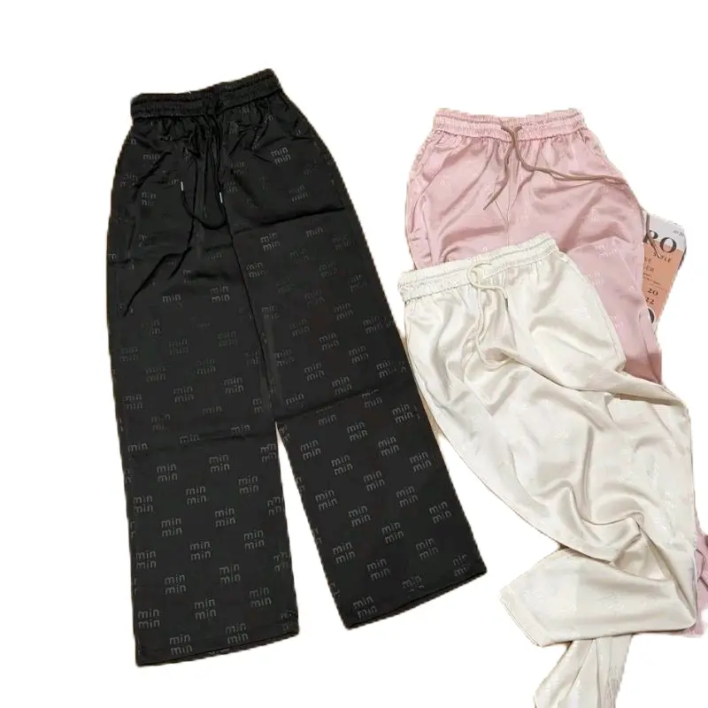 (HÀNG MỚI VỀ) Quần Suông Lụa chữ siêu hot, siêu mềm mịn. Nữ Women Pants Voi
