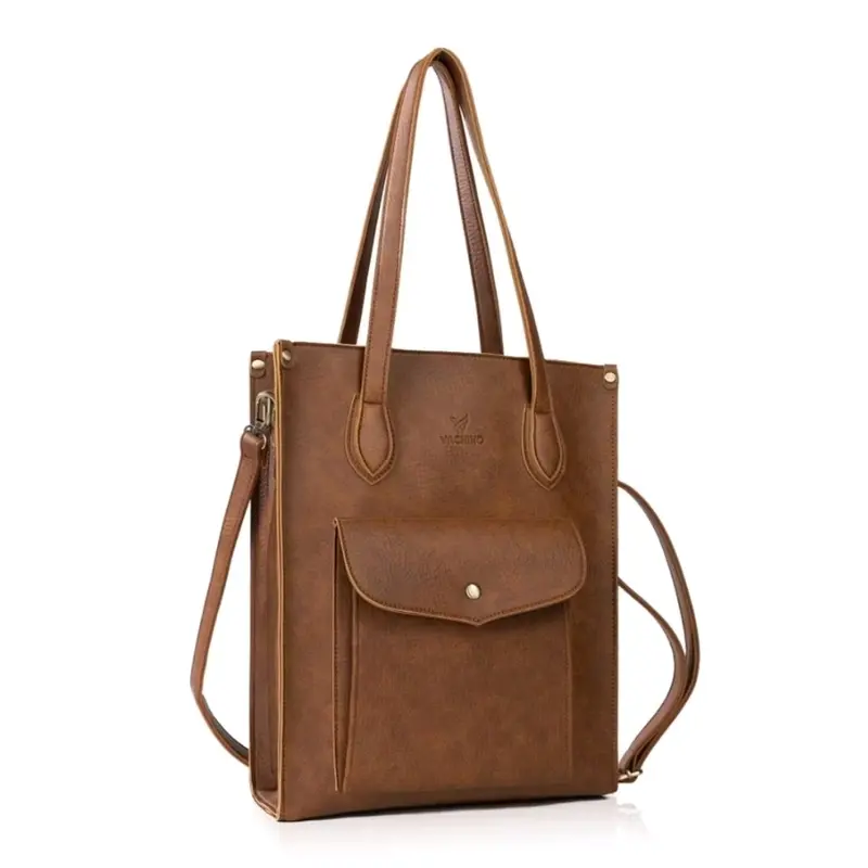 Túi xách công sở Vachino TX-024, Unisex da vừa laptop, A4,cho xem hàng trước. Bảo hành đổi trả miễn phí Bag Đồng Nam 2