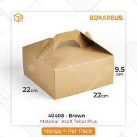 Gambar Dus Kue Cake Box Gift Kado Souvenir Packaging | 40408 BROWN - Brown dari Box Are Us Kota Bandung 1 Tokopedia