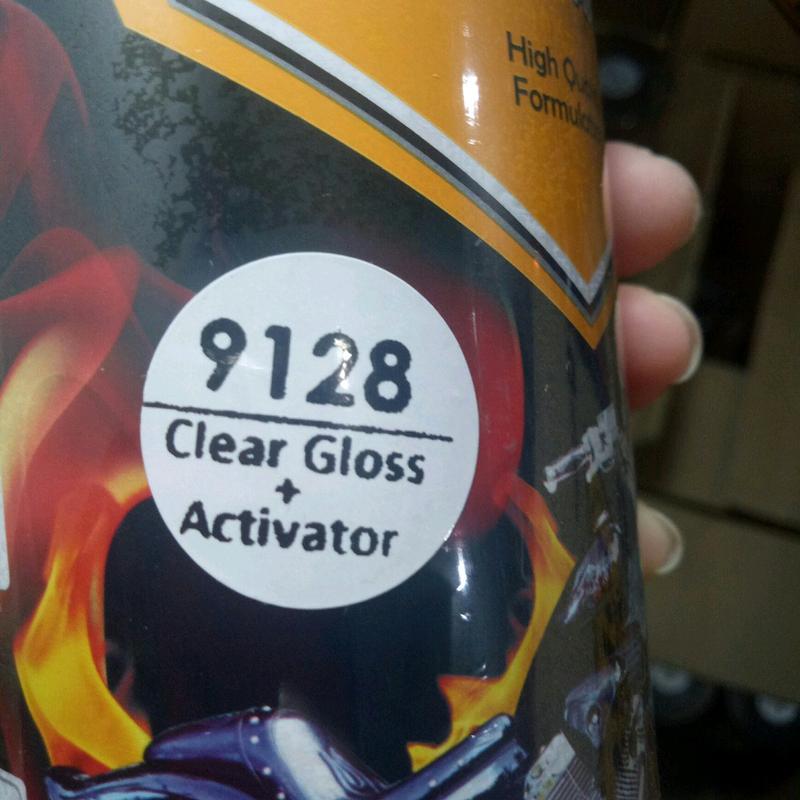 DITON PREMIUM 9128 CLEAR GLOSS ACTIVATOR CAT SEMPROT SPRAY PAINT FINISHING PERNISH KILAP  tahan bensin bukan merk PYLOX Sapporo SAMURAI RJ PILOX PILOK shogun z 2