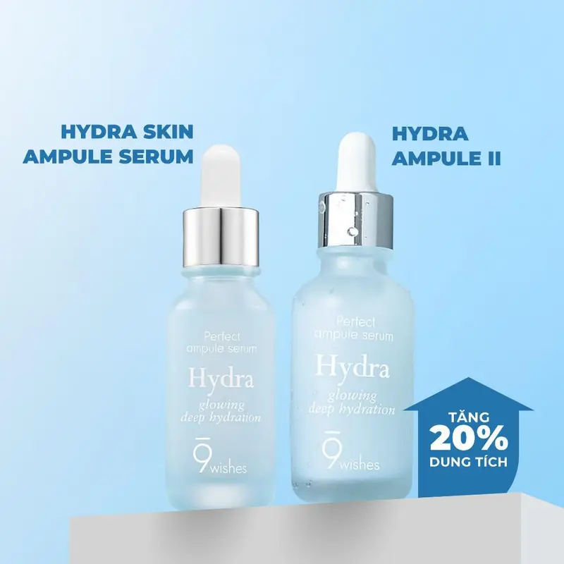 9 Wishes Tinh chất Hydra Ampule II 30ml Dưỡng Ẩm Da Cấp Ẩm Chăm Sóc Da 4