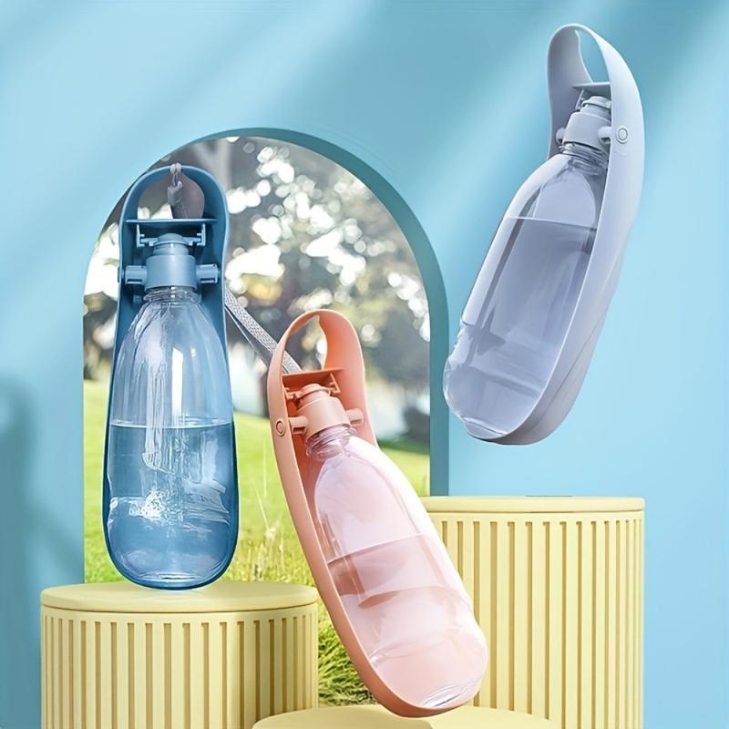Product Introduction of Portable Pet Water Bottle Foldable Dog Water Dispenser Feeder Bowls Leak Proof Dog Travel Water Bottle For Dogs Walking Hiking 4