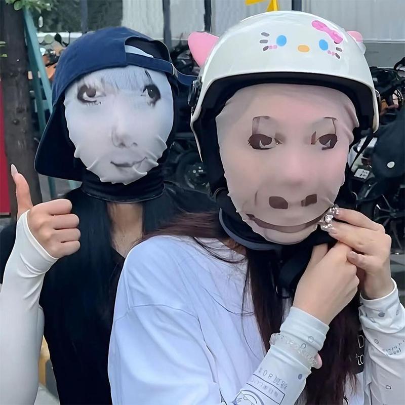 Product Introduction of Mặt Nạ Balaclava 3D Vui Nhộn Thiết Kế Liền Mạch Mặt Nạ Hóa Trang Rồng In Hình Đầu Mũ Đội Đầu Tất Cả E2I2 29